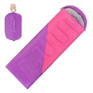 Pink and Purple Sleeping Bag